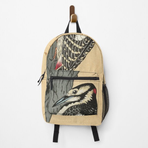 Item preview, Great Spotted Woodpecker In A Tree With Red Ivy designed and sold by dacdibac.