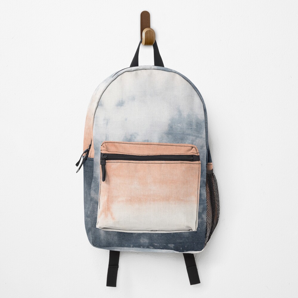 Discover Orange And Black Tie-Dye Backpack