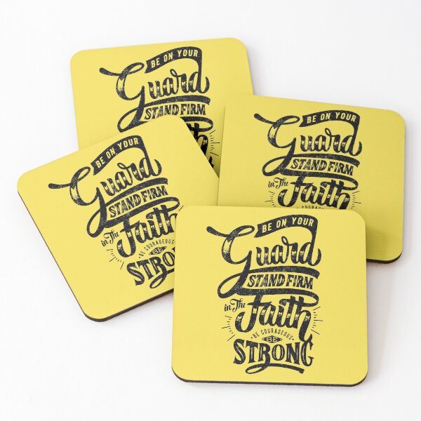 Item preview, Be on your guard stand firm in the faith, be courageous be strong designed and sold by tshirt-factory.