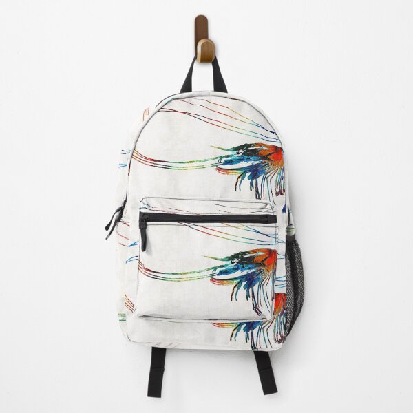 Item preview, Colorful Shrimp Art by Sharon Cummings designed and sold by Sharon Cummings Art.