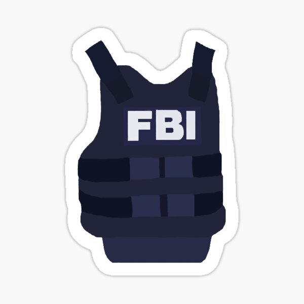 FBI vest  Sticker