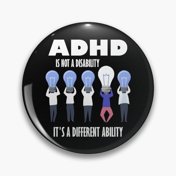 Item preview, ADHD Is Not a Disability It's a Different Ability designed and sold by DesignByJK.