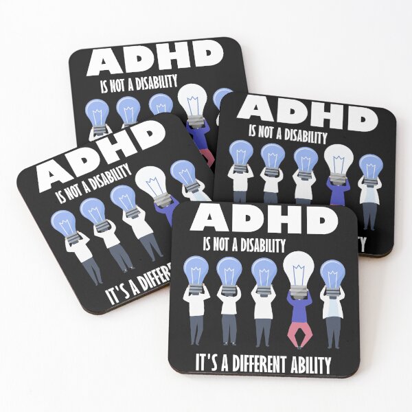 Item preview, ADHD Is Not a Disability It's a Different Ability designed and sold by DesignByJK.