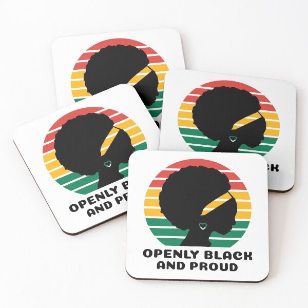 Item preview, Openly Black And Proud designed and sold by curledup-cat.