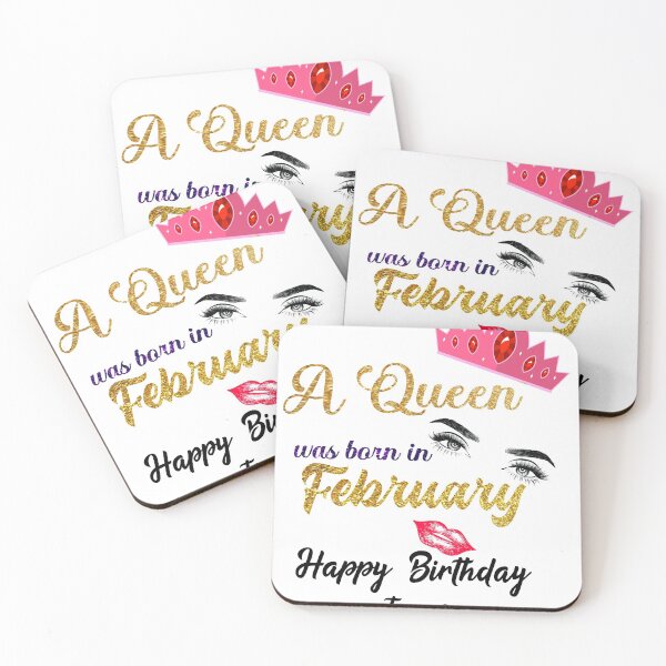 Item preview, This Queen Was Born In February,Girls Birthday Shirt designed and sold by Raminovitch.
