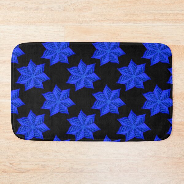 Item preview, Blue Starflower on Navy Background designed and sold by Giftables.