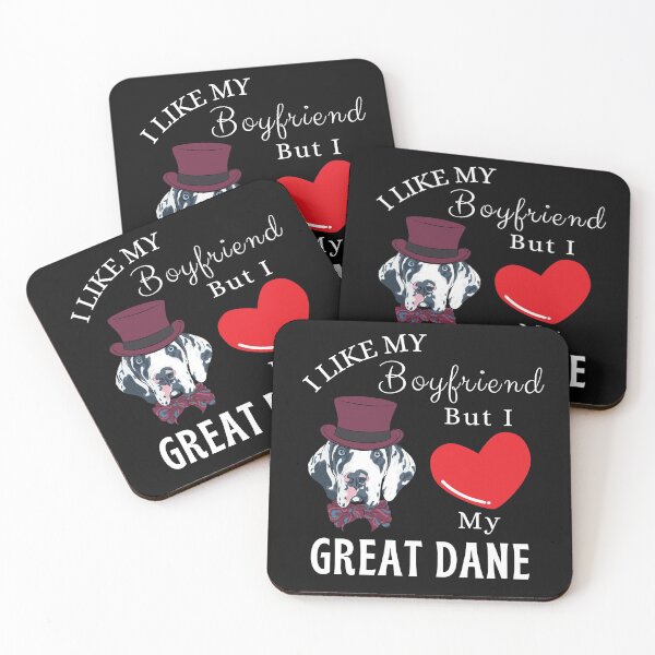 Item preview, I Love My Great Dane Dog Girlfriend Gift designed and sold by FOGODesigns.