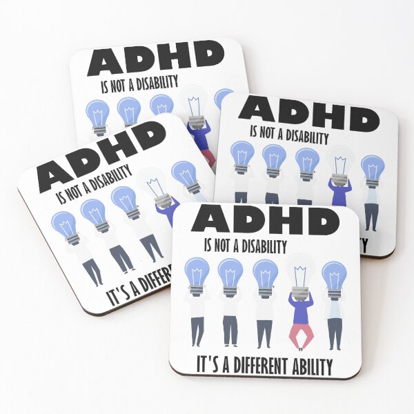 Item preview, ADHD Is Not a Disability It's a Different Ability designed and sold by DesignByJK.