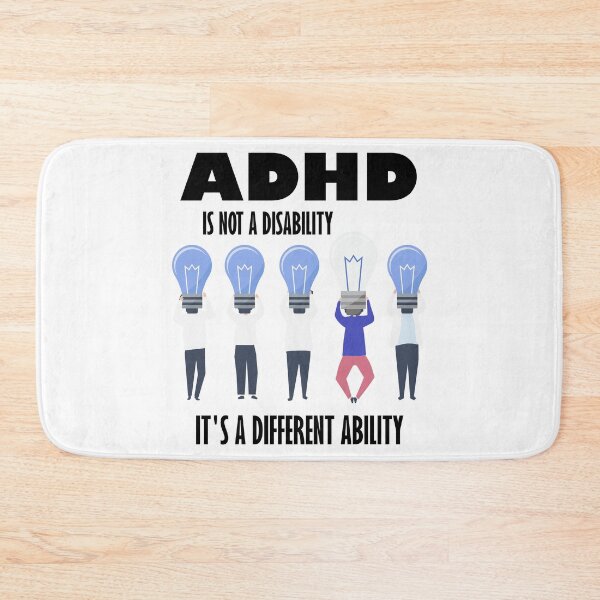 Item preview, ADHD Is Not a Disability It's a Different Ability designed and sold by DesignByJK.