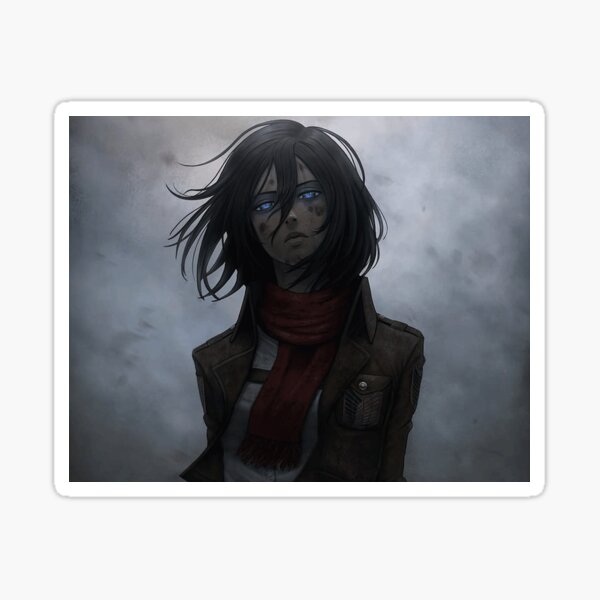 Mikasa Wallpaper Stickers For Sale Redbubble