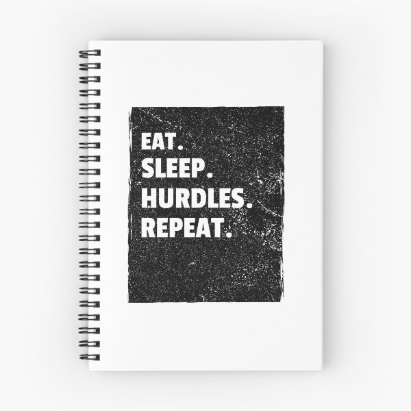 Item preview, Eat Sleep Hurdles Repeat designed and sold by printhappy.