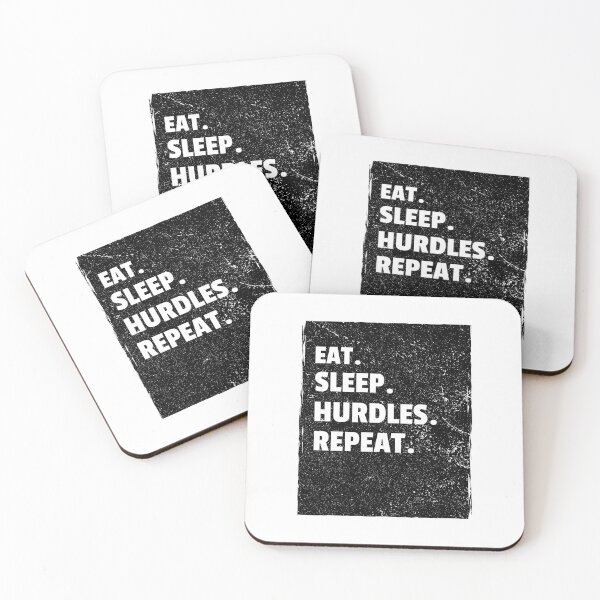 Item preview, Eat Sleep Hurdles Repeat designed and sold by printhappy.