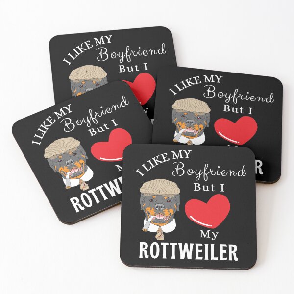 Item preview, I Love My Rottweiler Dog Girlfriend Gift designed and sold by FOGODesigns.