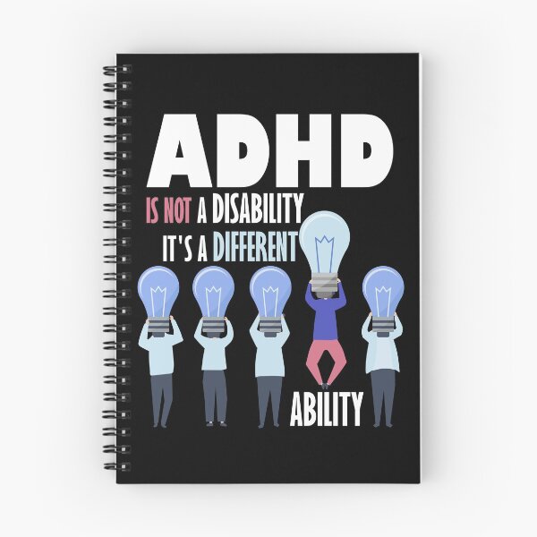 Item preview, ADHD Is Not a Disability It's a Different Ability designed and sold by DesignByJK.