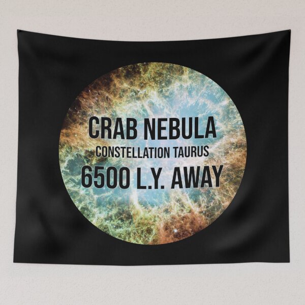 Item preview, Crab nebula (NGC 1952) designed and sold by MetaPhyStore.