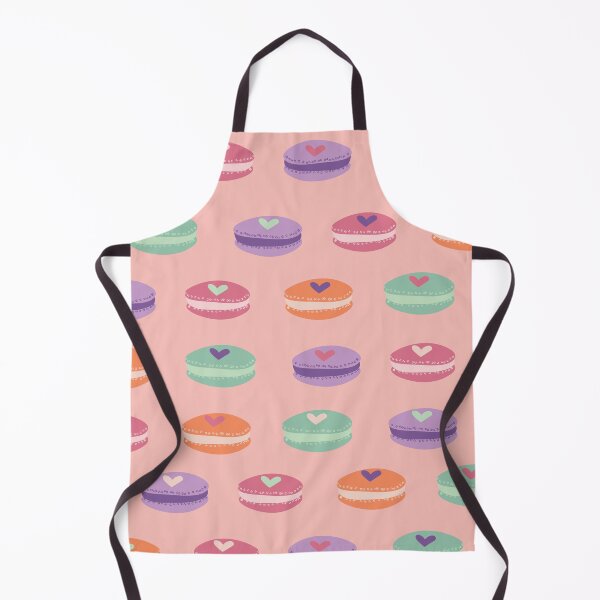 Item preview, rainbow colored valentine macarons pattern designed and sold by rysunki-malunki.