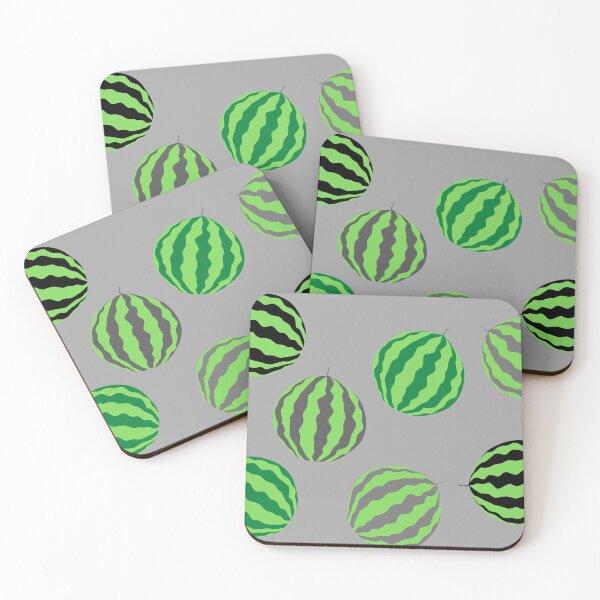 Item preview, vibrent colorful round watermelon pattern designed and sold by The Red Shop.