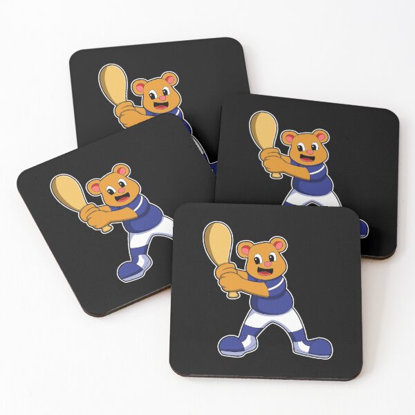 Item preview, Bear as Batter at Baseball designed and sold by Snabdesign84.
