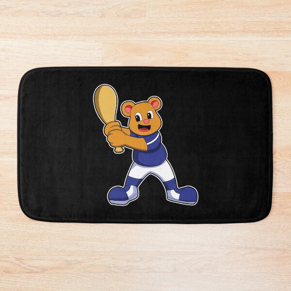 Item preview, Bear as Batter at Baseball designed and sold by Snabdesign84.
