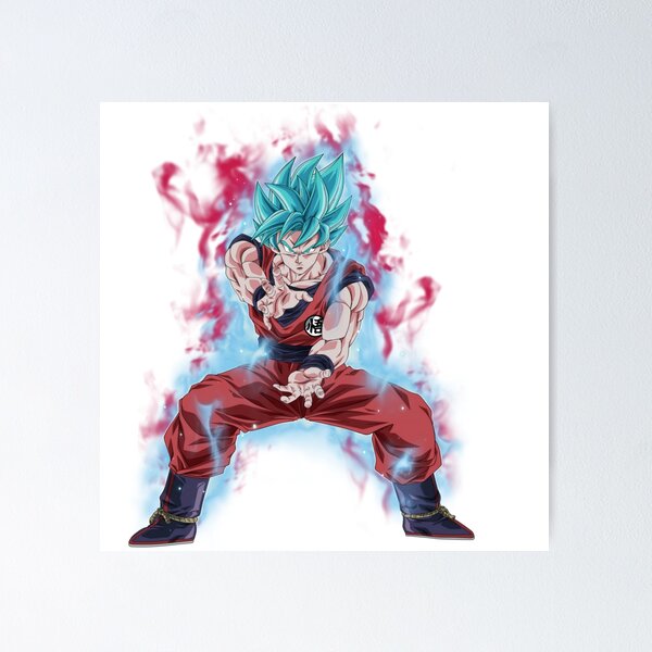 Dragon Ball Poster DBS Goku SSJ Blue 12inx18in Free Shipping, goku ssj blue  