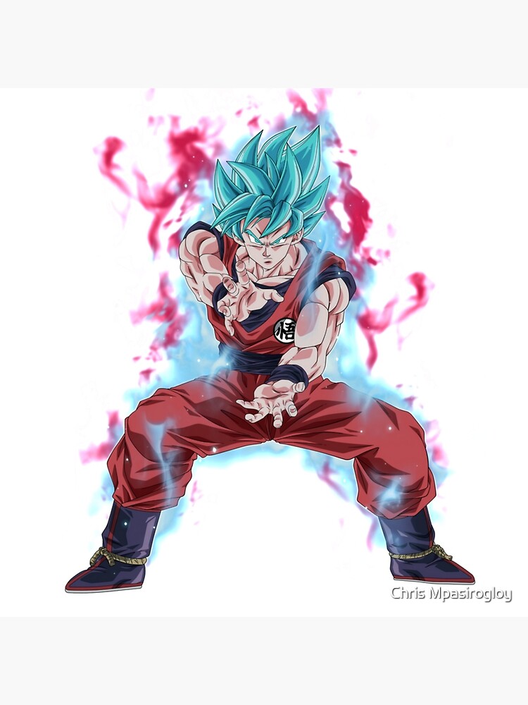 Goku Super Saiyan Blue Kaioken x20 / Surpass Your Limits Poster for Sale by  fitainment, desenho do goku super sayajin blue 