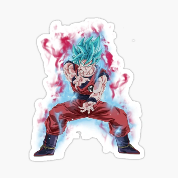 Goku SSJ Blue - Full Body Sticker by Quinjao