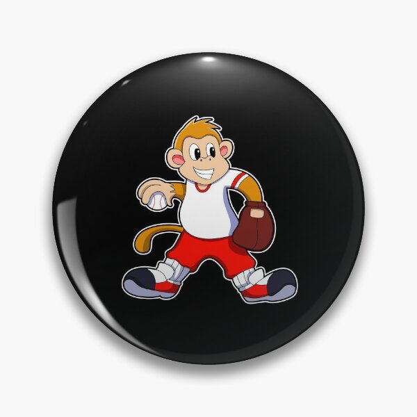 Item preview, Monkey at Baseball Sports designed and sold by Snabdesign84.