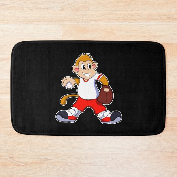Item preview, Monkey at Baseball Sports designed and sold by Snabdesign84.
