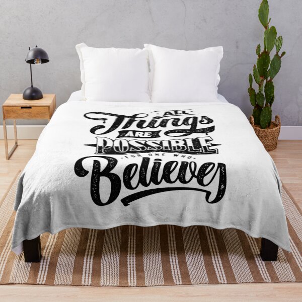 Item preview, All things are possible for one who believes designed and sold by tshirt-factory.