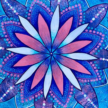 Artwork thumbnail, Cosmic Flower Mandala by leonitalee