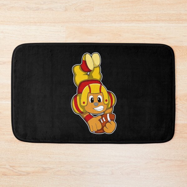 Item preview, Bear at Sports with Football & Helmet designed and sold by Snabdesign84.