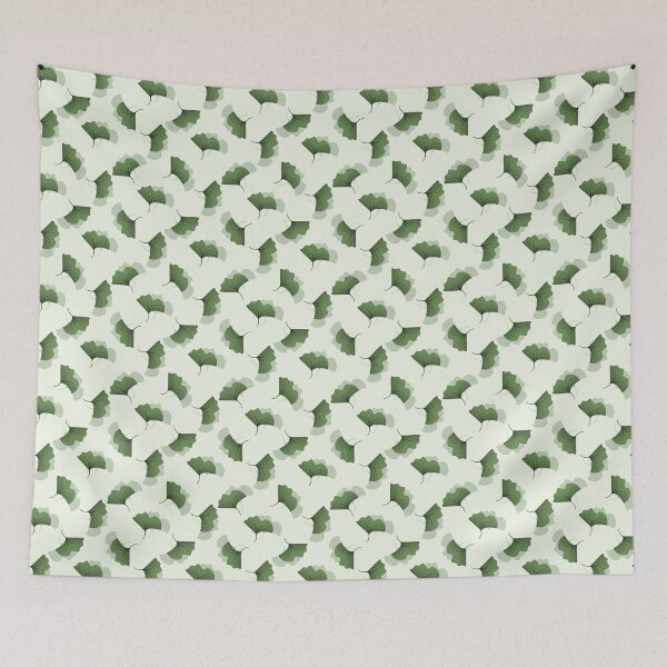 Item preview, Ginkgo Biloba seamless pattern. Ginkgo Biloba green leaves. designed and sold by Xaphana.