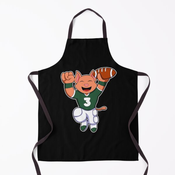 Item preview, Cat at Sports with Football & Jersey designed and sold by Snabdesign84.