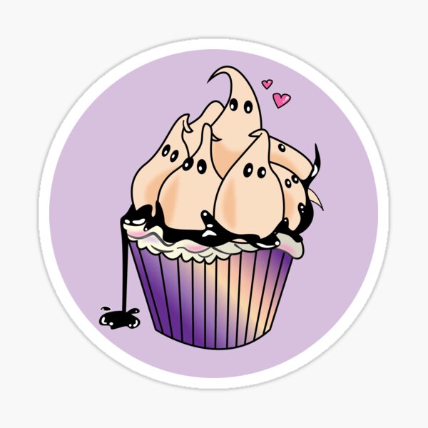 Item preview, Ghost Cupcake designed and sold by prouddaydreamer.