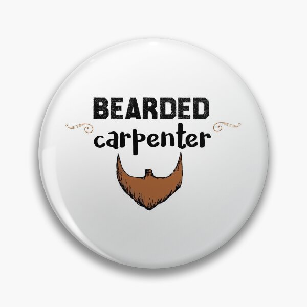 Item preview, bearded carpenter, WOODWORKING, wood worker designed and sold by AllSeasons Art.