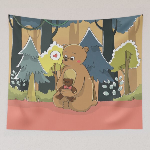 Item preview, Beru Bear Cartoon Valentine Day designed and sold by saridoes.