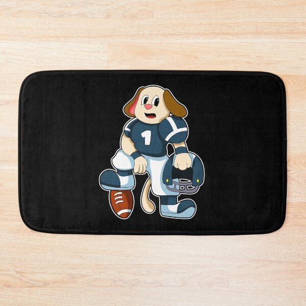 Item preview, Dog at Sports with Football & Jersey designed and sold by Snabdesign84.