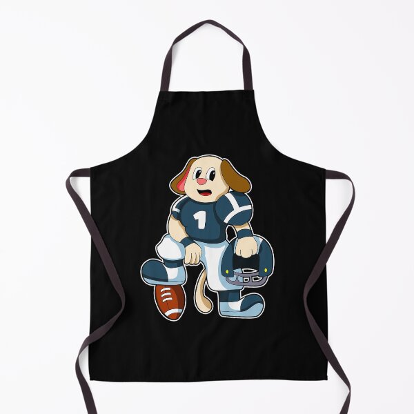Item preview, Dog at Sports with Football & Jersey designed and sold by Snabdesign84.
