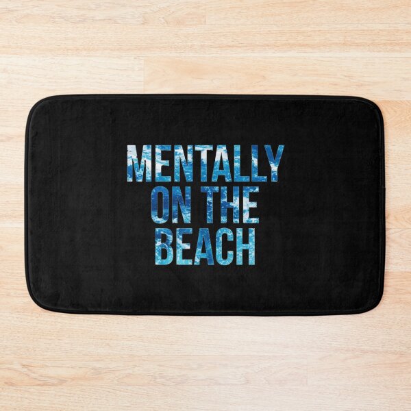 Item preview, Mentally on the beach, - cute summer vibes design designed and sold by Theleochick.