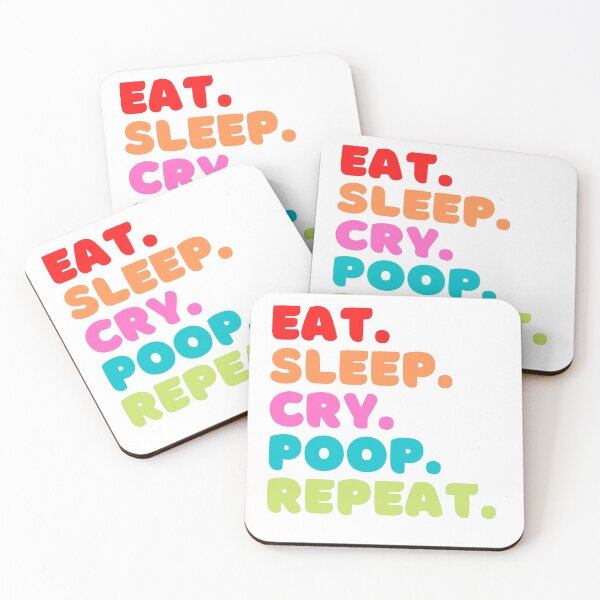 Item preview, Eat Sleep Cry Poop Repeat designed and sold by Rhu Creations.