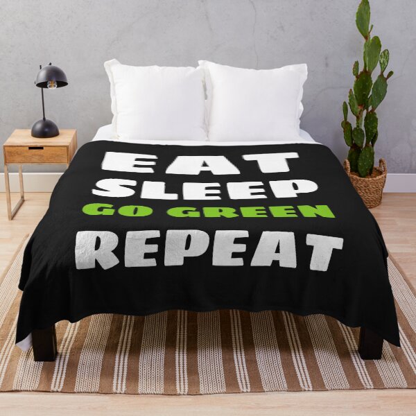 Item preview, Eat sleep go green and repeat designed and sold by beoubeou.