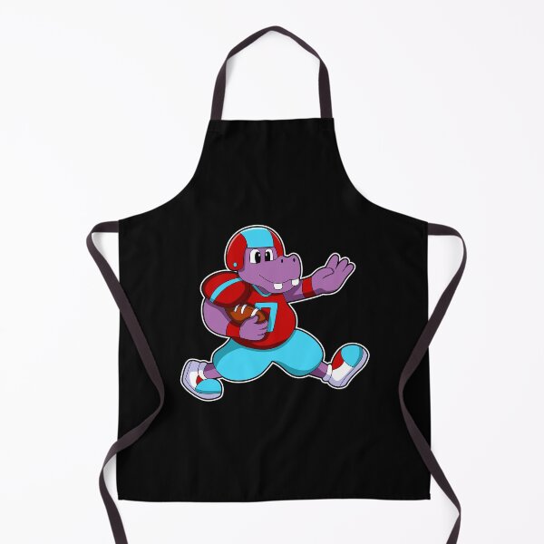 Item preview, Hippo at Sports with Football & Helmet designed and sold by Snabdesign84.