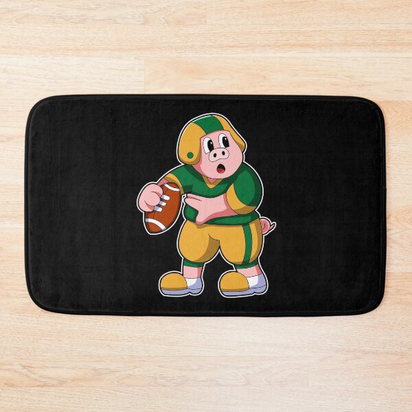 Item preview, Pig at Sports with Football & Helmet designed and sold by Snabdesign84.