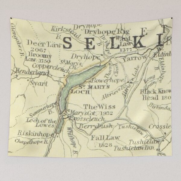 Item preview, ST MARY'S LOCH & surrounding area map, 1898 designed and sold by yourscotborders.