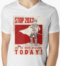Marth Propaganda Poster Men's V-Neck T-Shirt