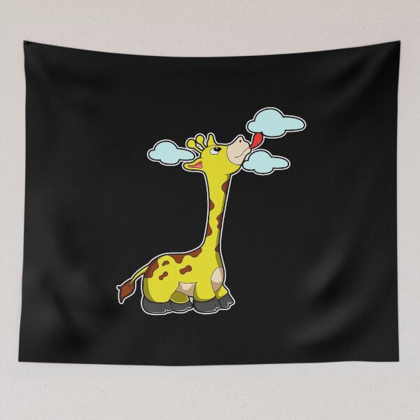 Artikelvorschau, Giraffe mit Wolken entworfen und verkauft von Snabdesign84.