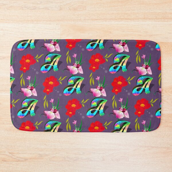Item preview, Floral Letter A patterns  designed and sold by MoSaid.