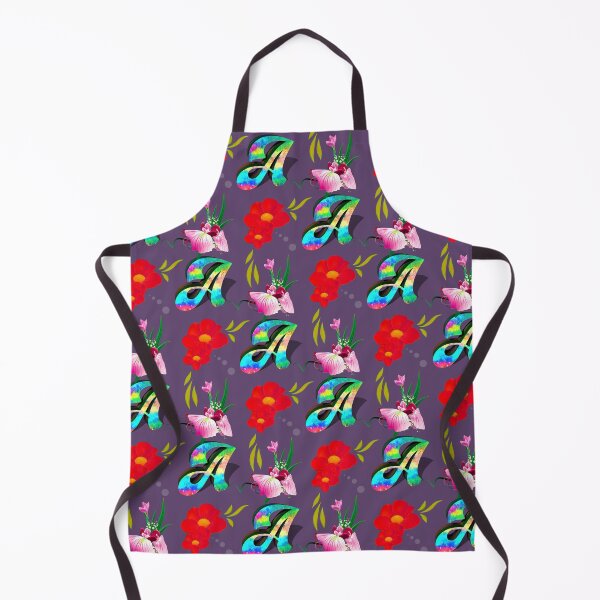 Item preview, Floral Letter A patterns  designed and sold by MoSaid.