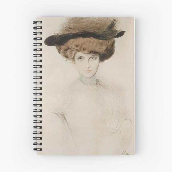 Item preview, Elegant with Feather Hat (20th century) - Paul César Helleu designed and sold by SALON DES ARTS.
