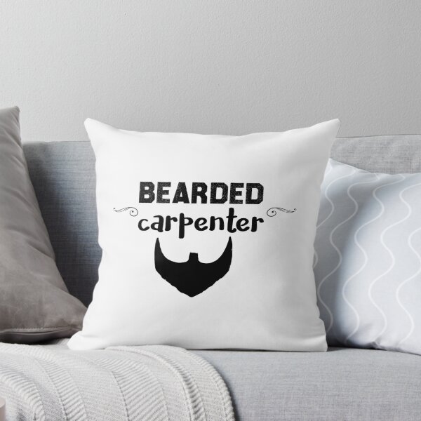 Item preview, bearded carpenter, WOODWORKING, wood worker designed and sold by AllSeasons Art.
